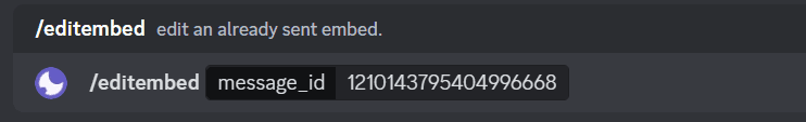 Edit Embed Command
