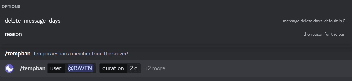 Temp Ban Command